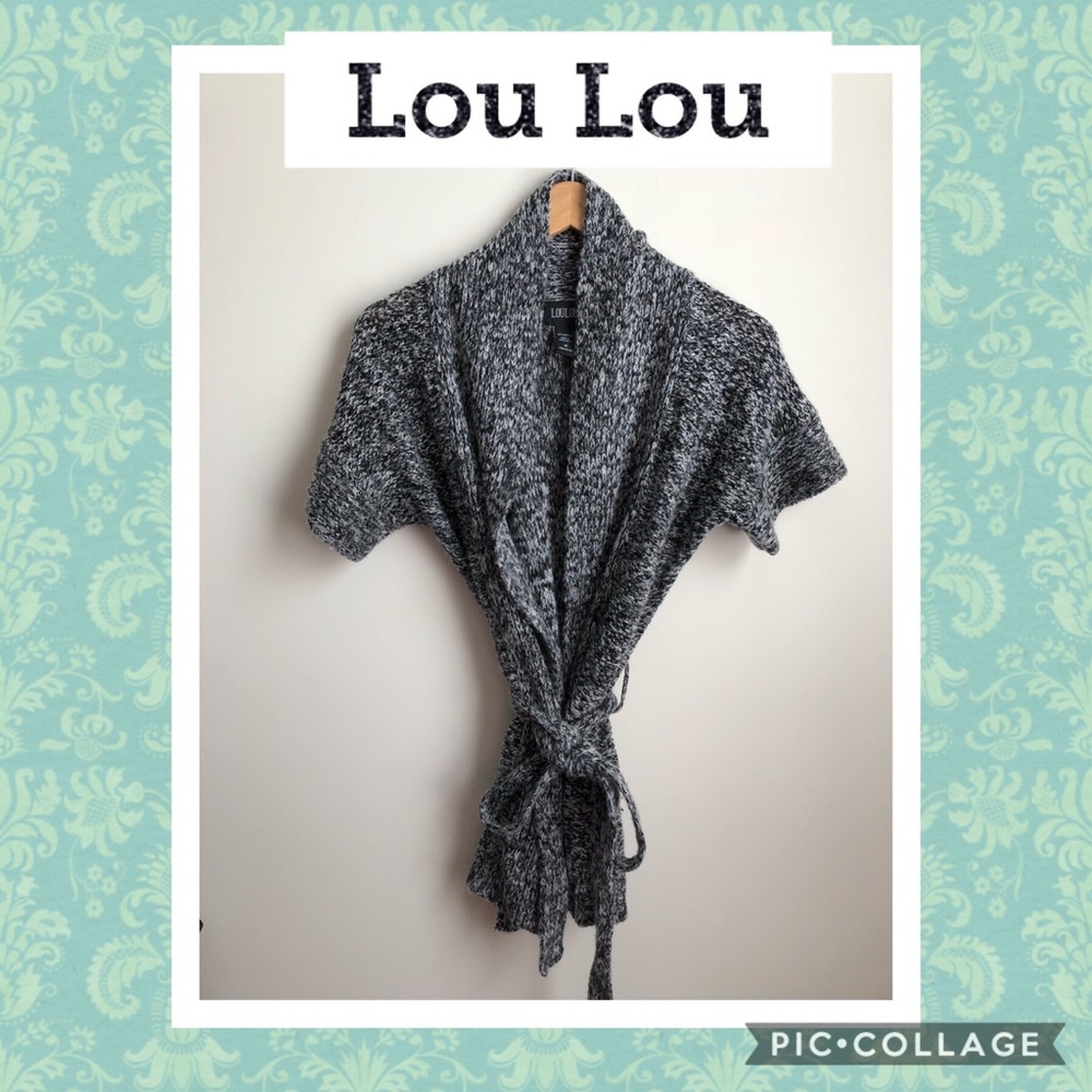 Lou Lou Short Sleeve Tie Cardigan💜